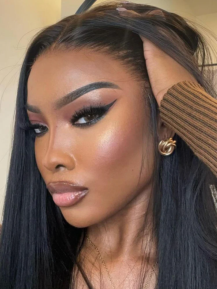 28 Inch = $199 | Dorsanee Bone Straight 13x4 HD Lace Frontal Virgin Human Hair Wigs - Image 8