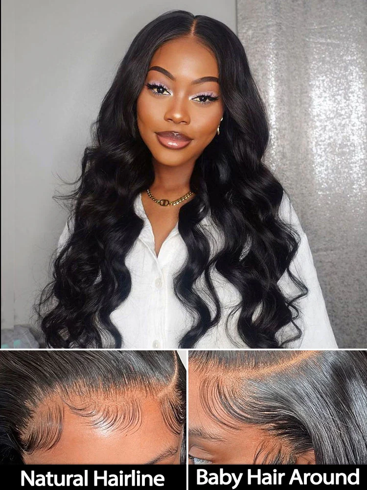 28 Inch = $199 | Dorsanee 13x4 HD Lace Frontal Body Wave Virgin Human Hair Wig - Image 6