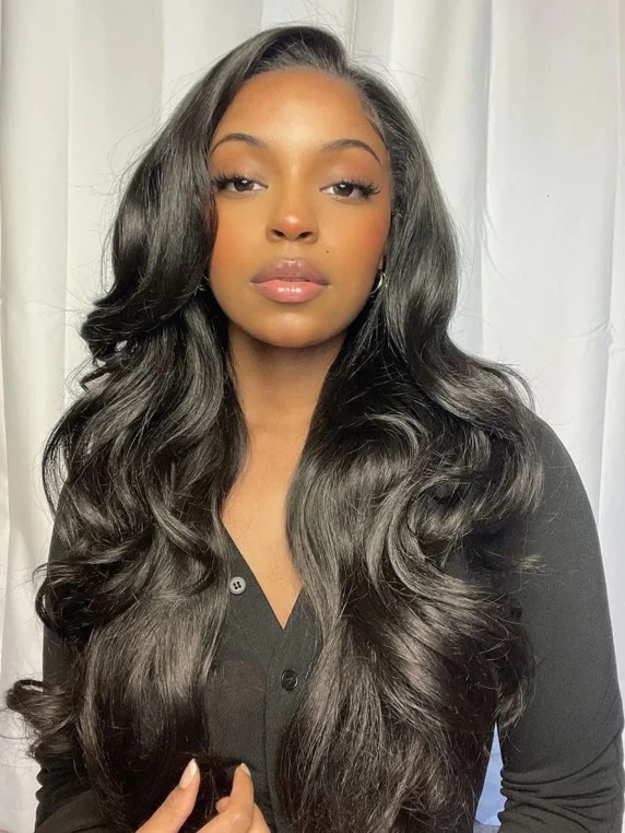 28 Inch = $199 | Dorsanee 13x4 HD Lace Frontal Body Wave Virgin Human Hair Wig - Image 7