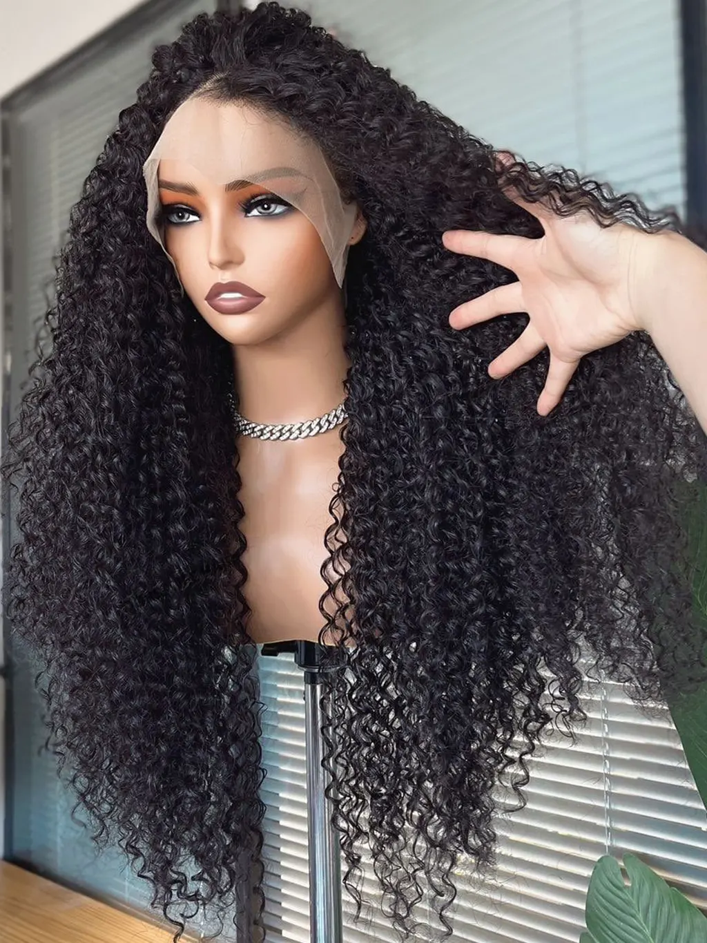 28 Inch = $199 | Dorsanee Wear Go Glueless 13x4 HD Lace Front Kinky Curly Virgin Human Hair Wigs - Image 5