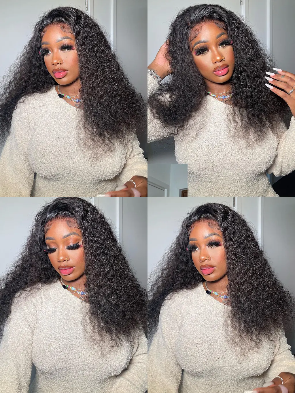 28 Inch = $199 | Dorsanee Wear Go Glueless 13x4 HD Lace Front Kinky Curly Virgin Human Hair Wigs - Image 8