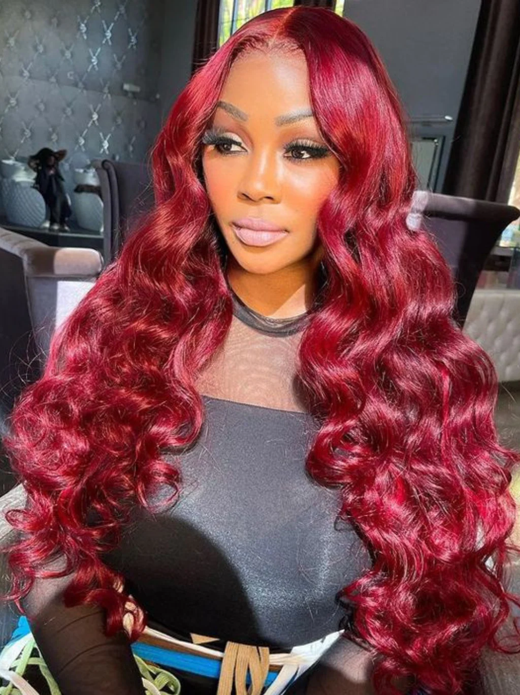 28 Inch = $199 | Dorsanee Balayage Blonde Brown Highlights 13x4 Lace Front Body Wave Hair Wigs - Image 5