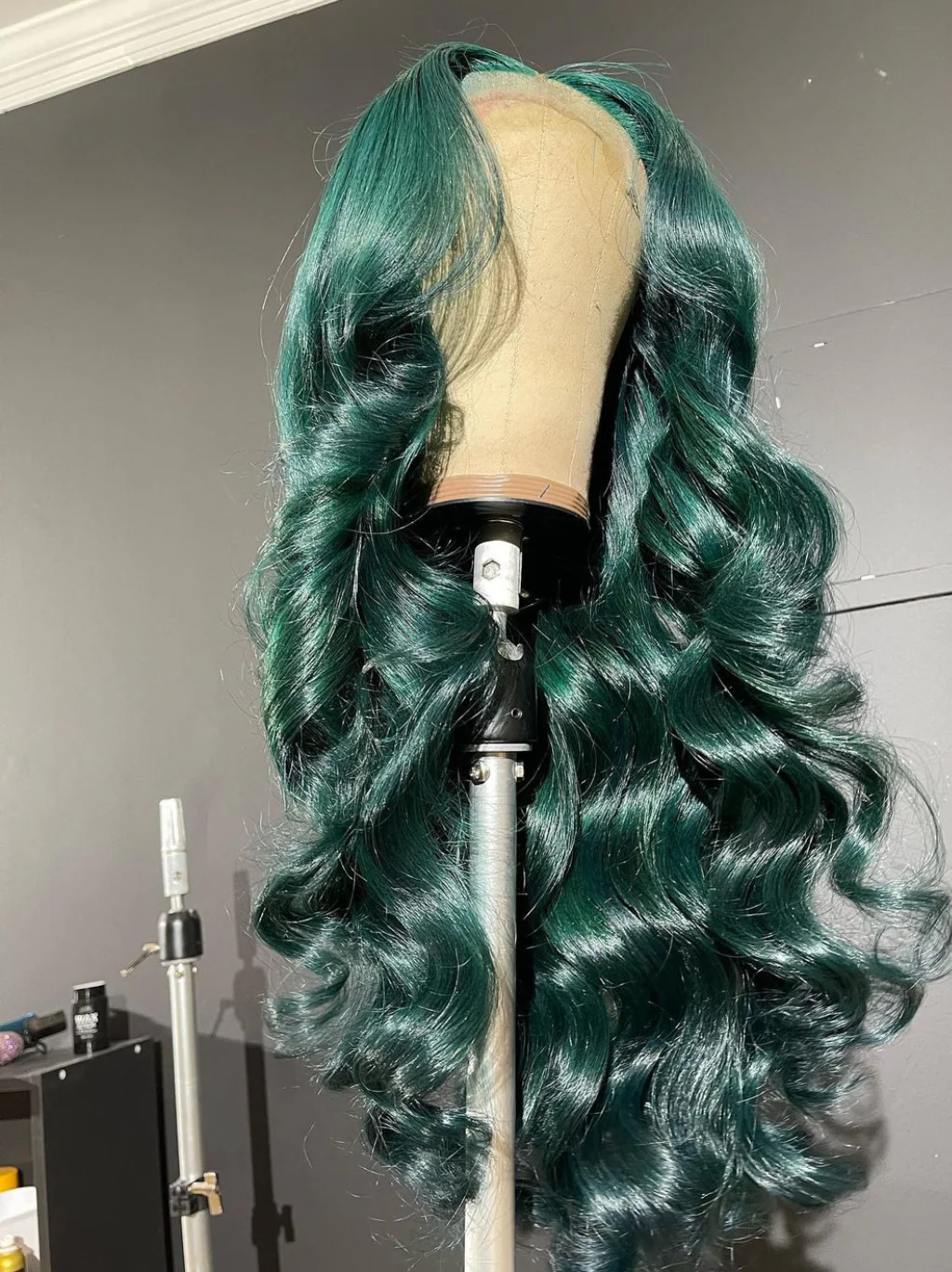 Dorsanee 200 Density Emerald Green 13x4 Lace Front Wave Human Hair Wigs - Image 5
