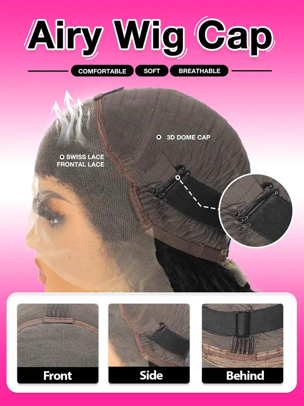 Dorsanee Chocolate Reddish Brown #33 Auburn Color Body Wave 5x5 13x4 Lace Front Human Hair Wigs - Image 8