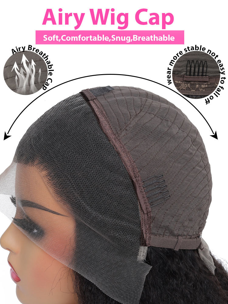 Dorsanee Purple Highlights 13x4 Transparent Lace Front Body Wave Human Hair Wigs - Image 8