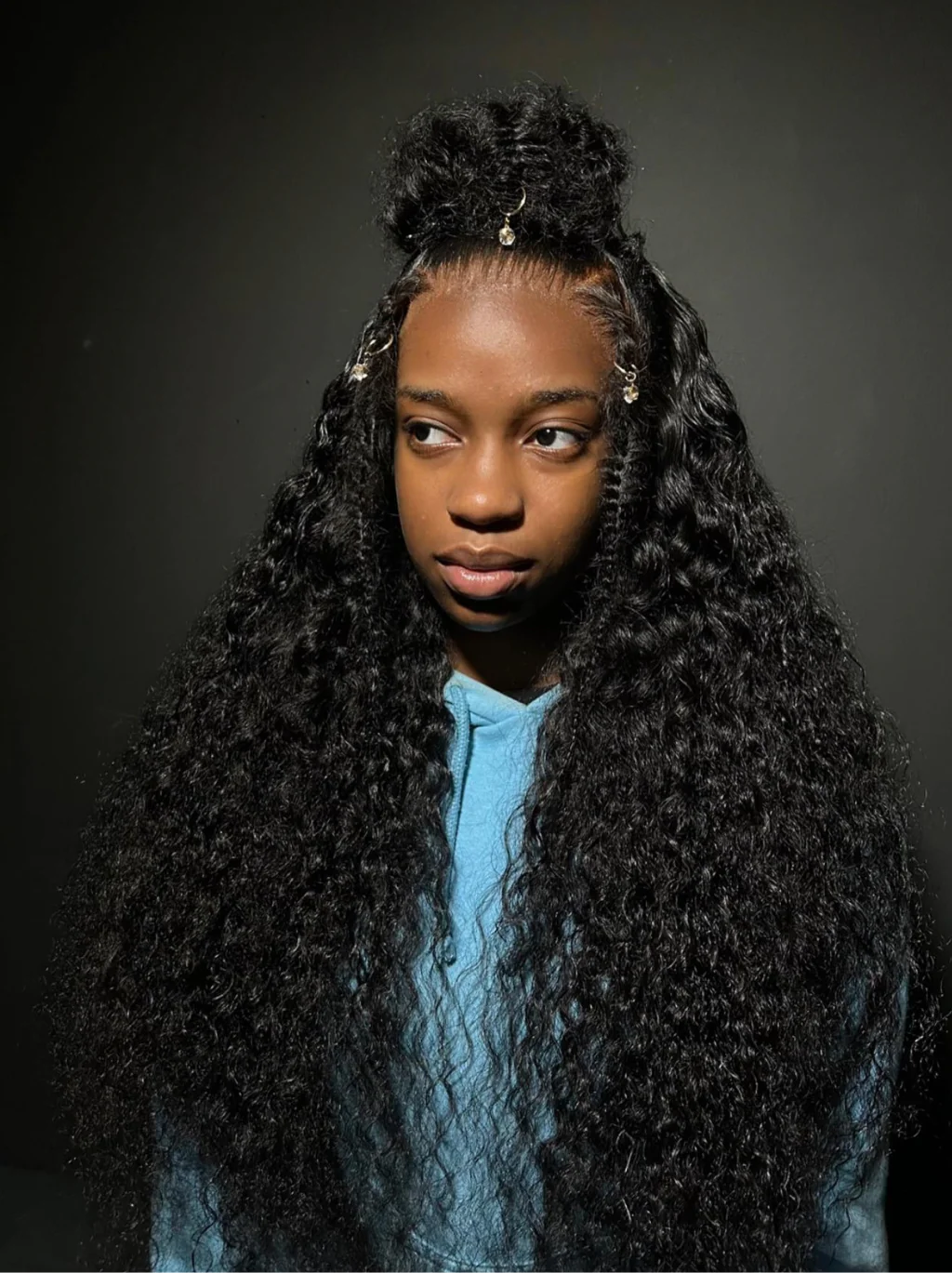 Dorsanee 360 Ventilated Full Lace Frontal Ocean Water Wave Human Hair Wigs - Image 5