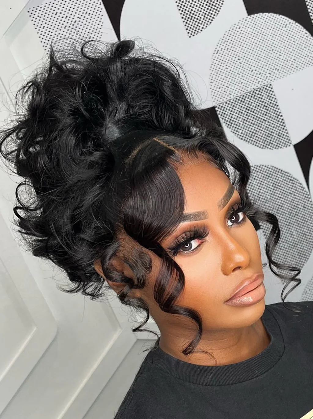 Dorsanee Full Lace Ventilated Part Anywhere Human Hair Wigs Burmese Curly Straight Body Loose Deep Wave Hair Wig - Image 13