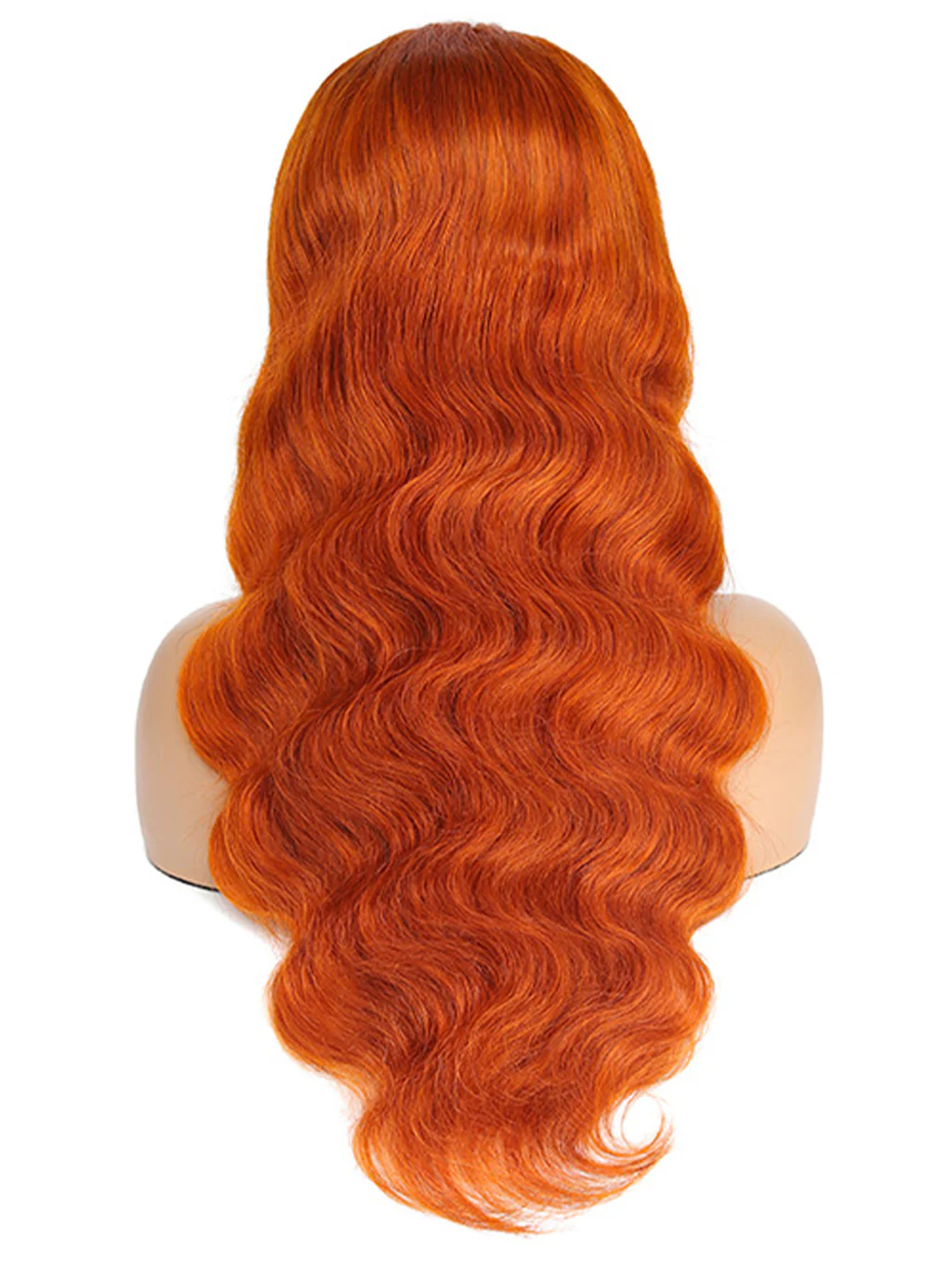 Dorsanee 250 Density Ginger Orange Body Wave 13x4 Lace Front Human Hair Wigs - Image 3