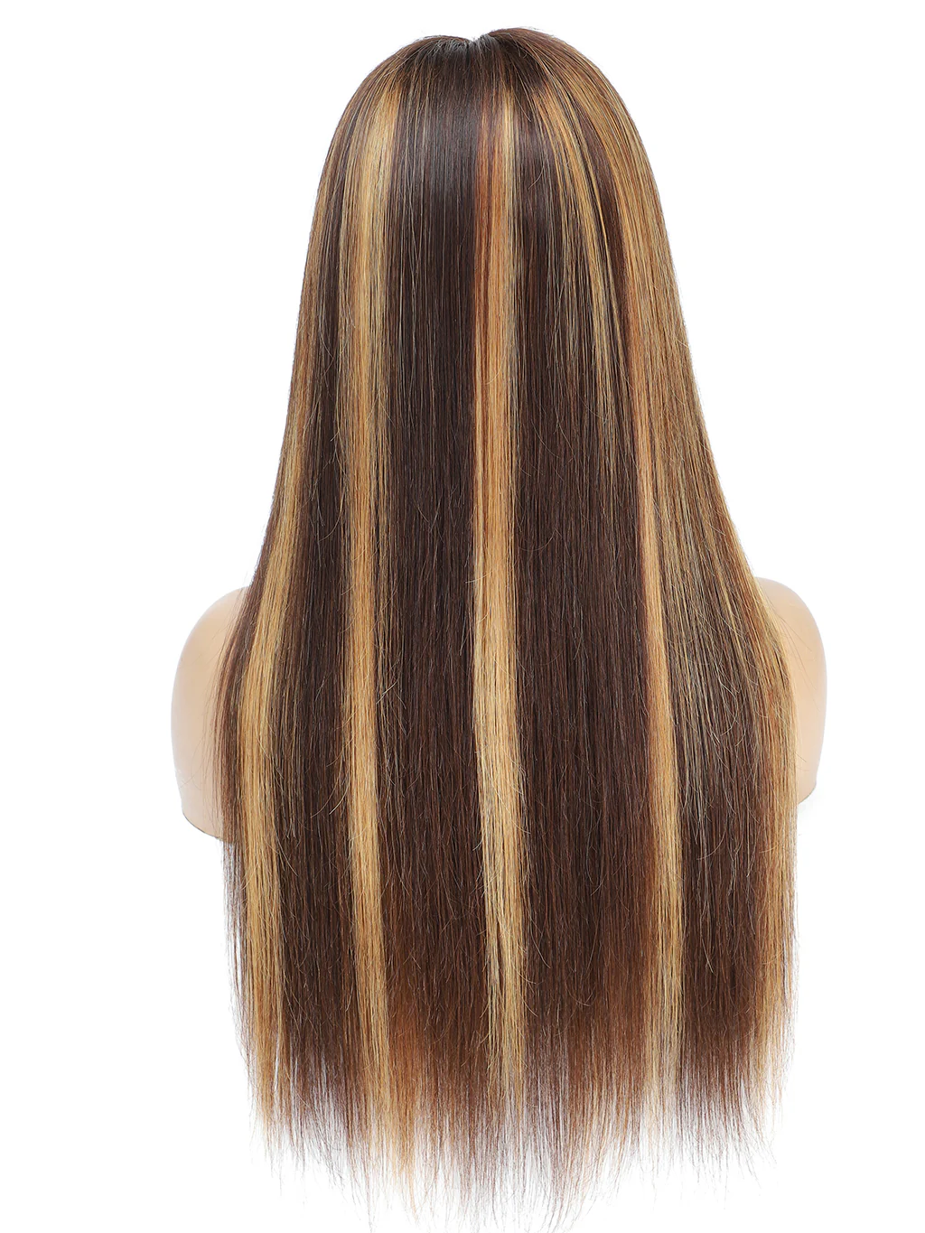 Dorsanee Honey Blonde Highlight Wear & Go Glueless 13x4 Lace Front Straight Human Hair Wigs - Image 5