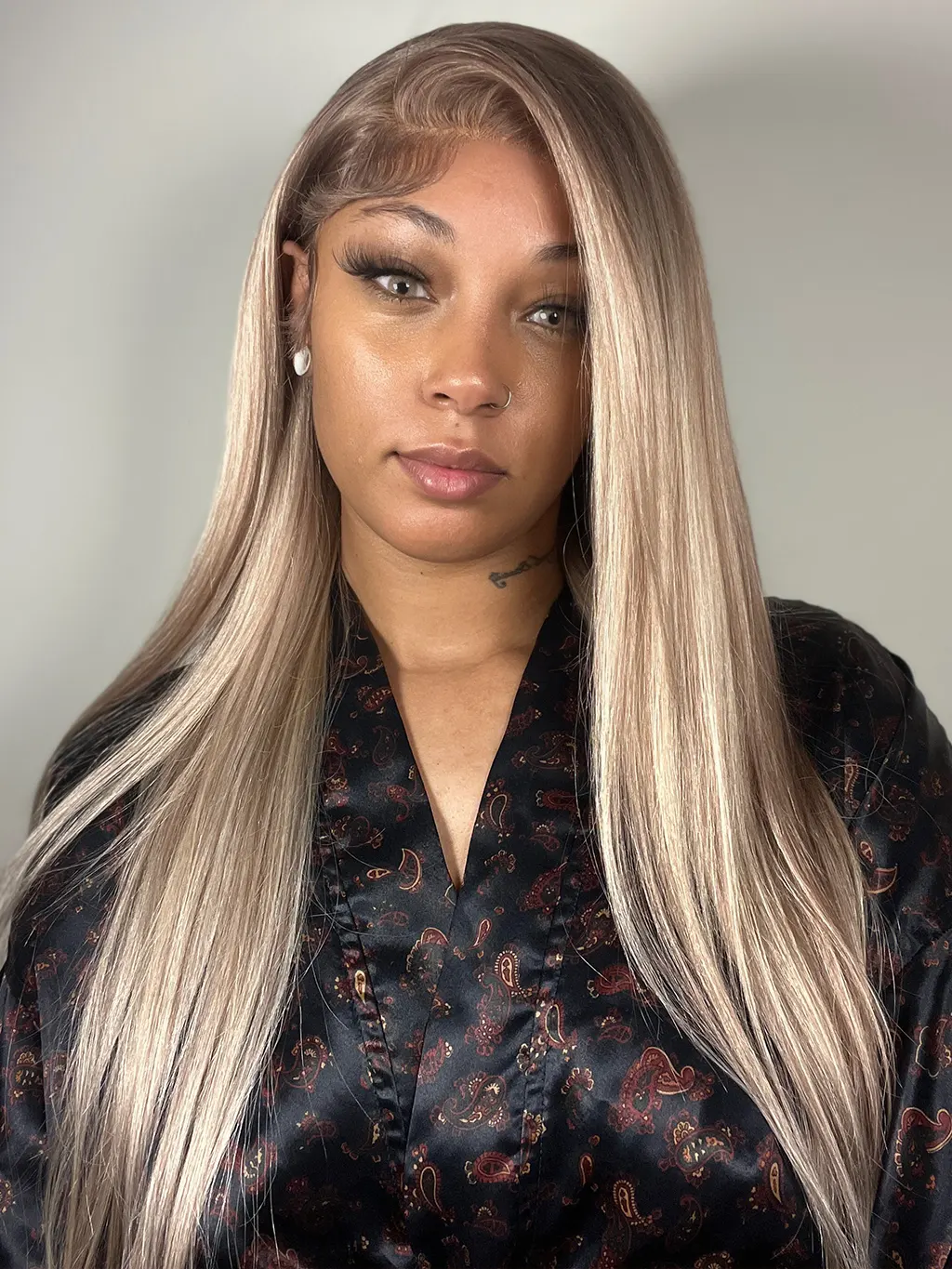 Dorsanee P18/613 Blonde Light Brown Highlight 13x4 Lace Front Straight Human Hair Wigs(bigekane's Pick) - Image 6