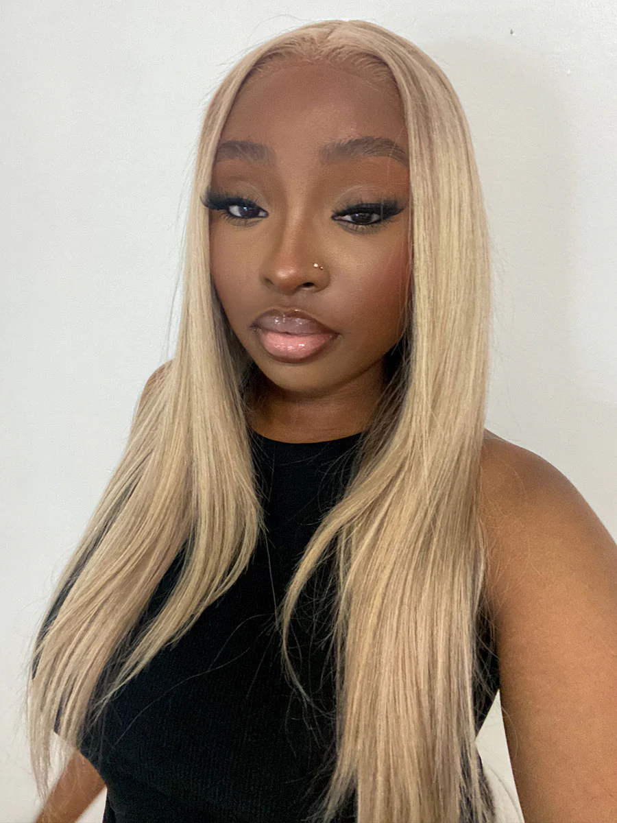 Dorsanee P18/613 Blonde Light Brown Highlight 13x4 Lace Front Straight Human Hair Wigs(bigekane's Pick) - Image 7