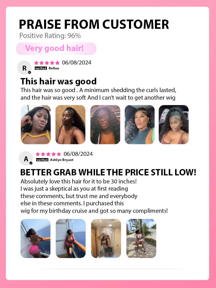 28=$199 💥 Dorsanee 13x4 Water Deep Wave HD Lace Frontal Human Hair Wigs Natural Color - Image 18