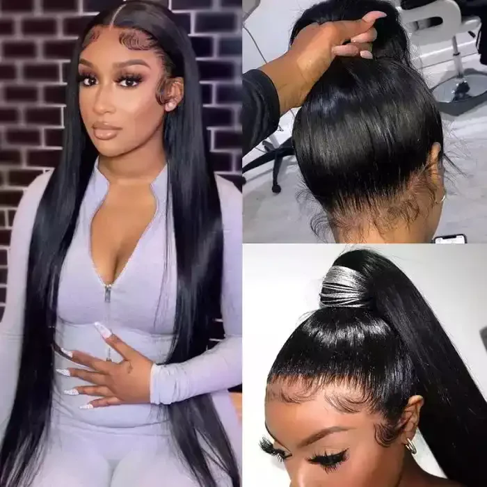 Dorsanee 250 Density Bone Straight Wig 13x6 HD Lace Front Human Hair Wigs - Image 4