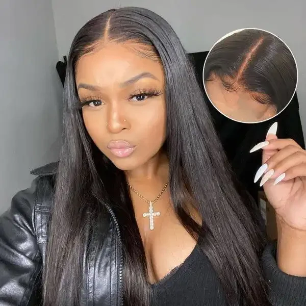 Dorsanee 250 Density Bone Straight Wig 13x6 HD Lace Front Human Hair Wigs - Image 7