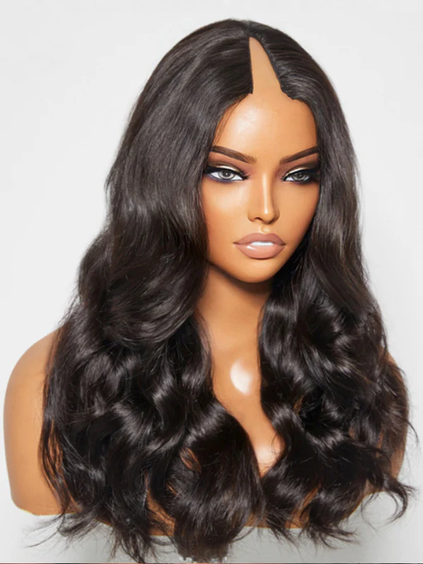 Dorsanee V-part Body Wave Virgin Human Hair Wigs No Leave Out For Women - Image 6