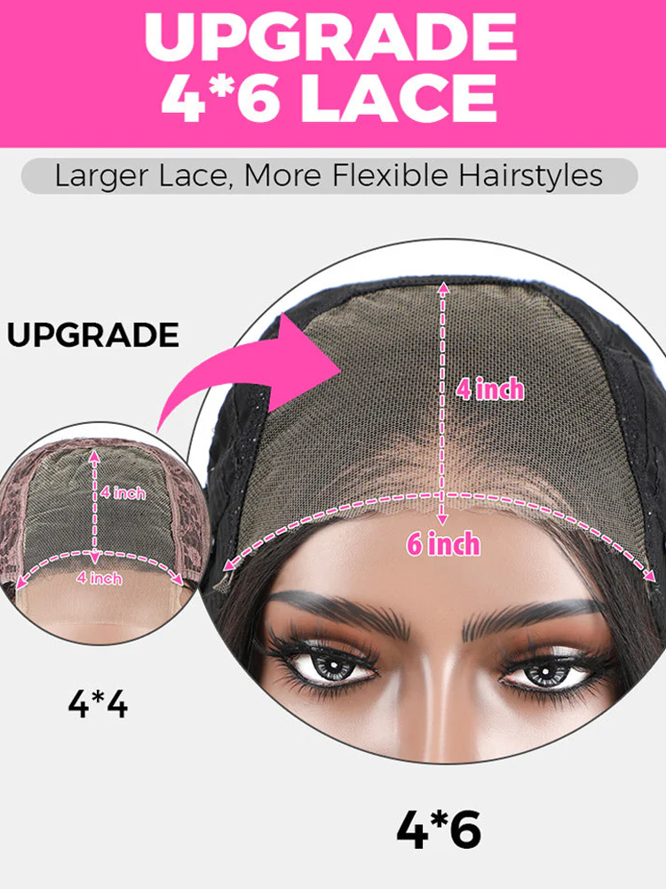 Dorsanee Honey Blonde Brown Highlight Wear Go Glueless 6x4 Lace Closure Human Hair Wigs - Image 9