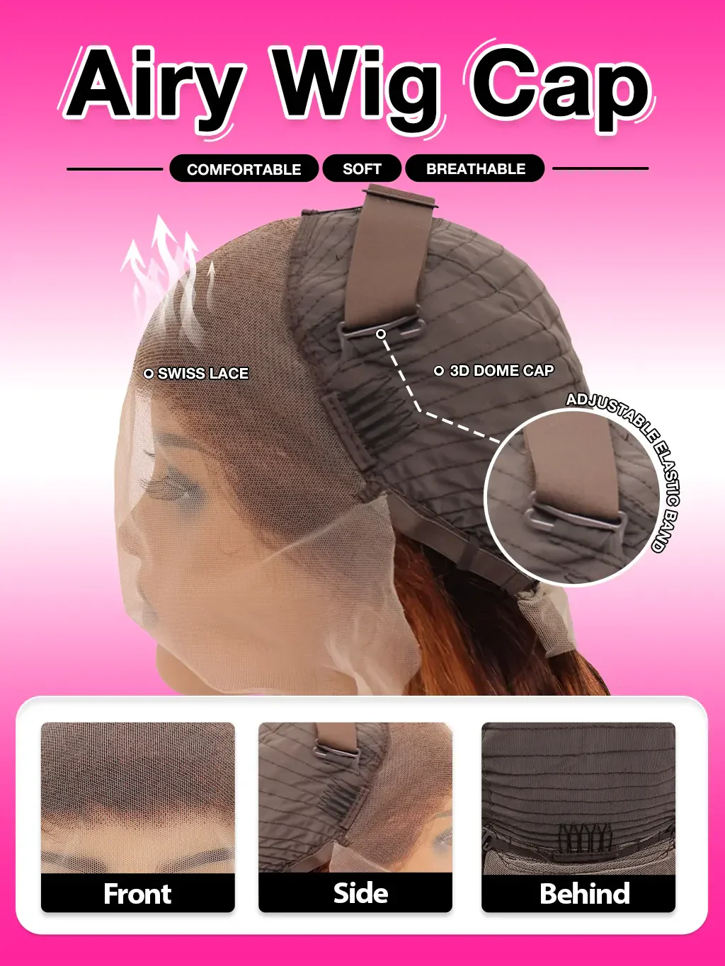 Dorsanee Honey Blonde Highlight 13x4 Lace Front Kinky Straight Human Hair Wig - Image 8