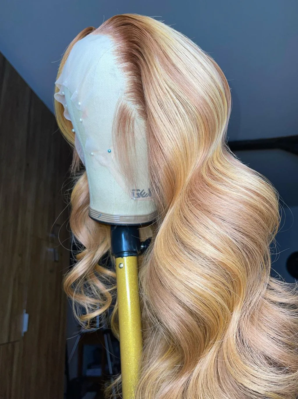 Dorsanee Honey Blonde Tea Light Brown Body Wave 13x4 Lace Front Human Hair Wigs - Image 2
